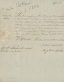 Circular dirigida ao presidente da Câmara Municipal de Colares proveniente de António José Vieira, secretário geral do governo civil, solicitando nota dos preços médios dos géneros de produção e consumo nos anos de 1851 a 1853.