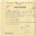 Registo de velocípede de marca Special, com o nº 5999, em nome de Albano Gonçalves, morador em Rua Particular à Avª Dr. Miguel Bombarda, Queluz.