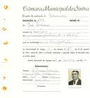 Registo de matricula de carroceiro em nome de José Ferreira, morador na Assafora, com o nº de inscrição 1730.