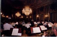 Concerto  com a Orquestra de Câmara Escocesa, durante o festival de música de Sintra, na sala de música do Palácio Nacional de Queluz.