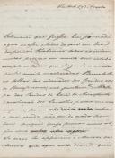 Carta da Duquesa de Lafões relativa à chegada de uma encomenda de frutos e outras peças.