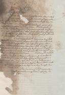Carta de D. Dinis de Almada relativa à venda da Quinta do Marquês de Marialva.