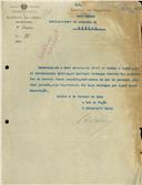 Ofício dirigido ao Administrador do Concelho de Sintra, proveniente do Secretário Geral do Governo Civil do Distrito de Lisboa, referente ao envio das licenças mensais das Sociedades de Recreio do mês de Dezembro.