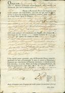 Alvará de casamento passado por José Gonçalves Pereira, ministro da relação e Cúria Patriarcal, a favor de Manuel Luís e Maria Luísa, moradores na freguesia da Terrugem.