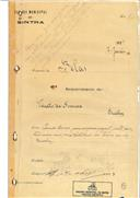 Construção de uma casa na em Queluz em nome de Viriato da Fonseca, com o Processo OB nº 8/1924, com a licença de construção nº 109 de 04/04/1924.