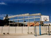 Construção do pavilhão gimnodesportivo da Escola Secundária Matias Aires no Cacém.