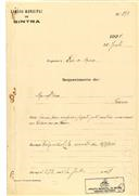 Construção de moradia em Cacém, em nome de Manuel Dias, com o Processo OB nº 297/1924, com a licença de construção nº 248 de 25 /07/1924.