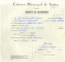 Registo de velocípede de marca Velocípede, com o nº 8655, em nome de José da Conceição Lopes, morador em Venda Seca.