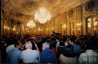 Concerto de Maria João Pires, Augustin Dumay, Gérard Caussé, Ariane Granjon e Jian Wang durante o Festival de Musica de Sintra, na sala da música do Palácio Nacional de Queluz.