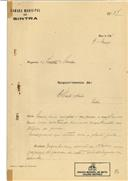 Alteração de prédio em Sintra em nome de Alberto Neves, com o Processo nº OB 87/1921, com a licença de construção nº 111 de 11/06/1921.