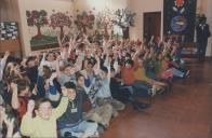 Acção de sensibilização de alunos para o meio ambiente.