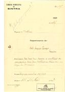 Construção de uma casa em Maceira em nome de Carlos Joaquim Tomázio, com o Processo OB nº 157/1923, com a licença de construção nº 188 de 28/05/1923.