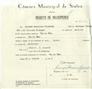 Registo de velocípede com o nº 8509, em nome de Orlando Henriques Cristovão, morador em Rio de Cões.