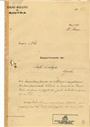 Alteração de prédio em Agualva em nome de Adolfo Caleja, com o Processo nº OB 89/1921, com a licença de construção nº 46 de 15/04/1921.