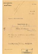 Construção de moradia no Cacém em nome de Joaquim dos Santos Benevides, com o Processo nº OB 128/1922.