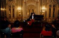 Concerto de Maria João Pires, Augustin Dumay, Gérard Caussé, Ariane Granjon e Jian Wang durante o Festival de Musica de Sintra, na sala da música do Palácio Nacional de Queluz.