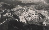 Vista geral da vila de Sintra captada a partir do Castelo dos Mouros.