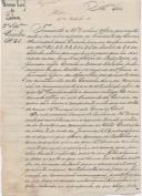 Circular do  Governador  Civil de Lisboa, Conde de Tavarede , D. Francisco, ao Administrador do Concelho de Sintra, referente aos trabalhos preliminares para a formação da Assembleia dos quarenta maiores contribuintes do concelho.