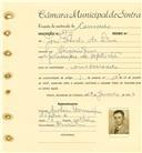 Registo de matricula de carroceiro em nome de José Polido da Silva, morador em Alvarinhos, com o nº de inscrição 1786.