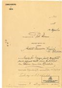 Construção de uma moradia na Rinchôa em nome de António Francisco Carreiras  com o Processo OB nº 522/1925, com a licença de construção nº 9 de 20/01/1925.