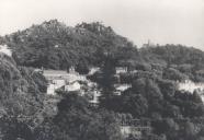 Vista Geral da Serra de Sintra,  com o Castelo dos Mouros, Palácio da Pena e o Convento da Trindade