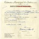 Registo de velocípede de marca Star, com o nº 5580, em nome de Manuel Alberto Gonçalves , morador em Lameiras.