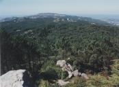 Perspetiva da Serra de Sintra no sentido leste-oeste. 