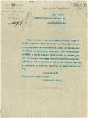 Ofício dirigido ao Administrador do Concelho de Sintra, proveniente do Secretário Geral do Governo Civil do Distrito de Lisboa, referente a uma divida de Alberto Ferreira, por fornecimento de calçado.
