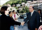 Receção ao Primeiro Ministro de Marrocos e sua comitiva no Palácio Nacional de Sintra, com a presença do Presidente da Câmara Municipal de Sintra, Dr. Fernando Reboredo Seara, durante a sua visita a Sintra.