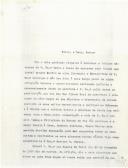 Carta do capelão Fr. Francisco de Santa Bárbara e Brito do Mosteiro da Penha Longa congratulando o conde das Galveias pelo titulo, por ocupar ocupar o lugar e ministro, pedindo, também, ajuda e proteção no contexto das invasões francesas que agravaram o estado decadente em que o referido Mosteiro se encontrava. 