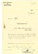 Construção de um barracão em Belas em nome de José Canas Carrasqueiro, com o Processo OB nº 251923, com a licença de construção nº 29 de 22/01/1923.