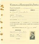 Registo de matricula de carroceiro em nome de Manuel Maria Souto, morador em Eguaria, com o nº de inscrição 1847.