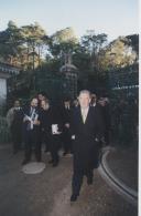 Comitiva que participou na inauguração das Quimeras na entrada do Palácio de Monserrate, com a presença do Presidente da Republica Dr. Jorge Sampaio.