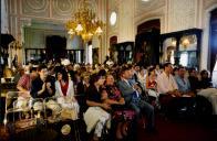 Público a assistir ao concerto de António Rosado, no Palácio Nacional da Pena, durante o Festival de Música de Sintra.