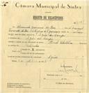 Registo de velocípede de marca Famel, com o nº 8041, em nome de Armindo Jeronimo dos Reis, morador em S. João das Lampas.