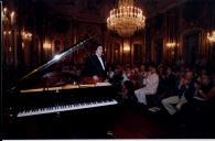 Concerto com Fazil Say, durante o festival de música de Sintra, na sala de música do Palácio Nacional de Queluz.