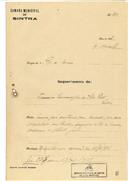 Construção de um barracão em Paiões no Cacém em nome de Francisco Hermenegildo da Silva Pinto, com o Processo nº OB 495/1921, com a licença de construção nº 324 de 13/12/1921.
