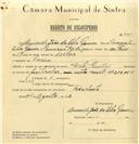 Registo de velocípede de marca Cycles Pombal, com o nº 6606, em nome de Armando João da Silva Gomes, morador em Cacém.