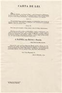 Circular dirigida ao presidente da Câmara Municipal de Belas proveniente de Pedro José de Oliveira, secretário geral da Administração Geral, enviando exemplares da carta de Lei.