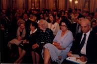 Concerto com Maria João Pires e Rufus Müller, durante o festival de música de Sintra, na sala da música do Palácio Nacional de Queluz.