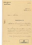 Ampliação de moradia nas Azenhas do Mar em nome de António Bernardino da Silva (Chitas), com o Processo nº OB 384/1920, com a licença de construção nº 189 de 06/10/1920.