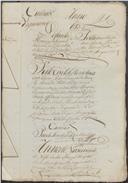 Feito cível de resíduos de testamento contra Maria da Madre Deus, moradora em Rio de Mouro, enquanto testamenteira de Maurícia Retesa, viúva de João Fernandes, morador no mesmo lugar.