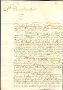 Carta dirigida a Domingos Pires Bandeira proveniente de João de Oliveira Guimarães.