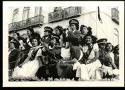 Batalha das Flores em Setúbal Carro da Sociedade Filarmónica Humanitária 1949 