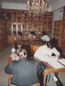 Sala de trabalho da Biblioteca Municipal no Palácio Valenças.