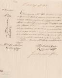 Ofício de José de Cupertino Efrem, Chefe da 3ª Repartição do Governo Civil do Distrito de Lisboa, ao Administrador do Concelho de Sintra, solicitando o mapa estatístico com o numero de menores que fazem parte da totalidade dos habitantes em cada ano na freguesia de São Pedro de Penaferrim.