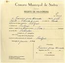 Registo de velocípede com o nº 9607, em nome de Francisco Jesus Miranda, morador em Pexilgais.