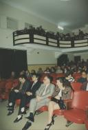 Rui Silva, Presidente da Câmara Municipal de Sintra acompanhado pelo vereador, Herminio dos Santos, assistindo a um espétaculo.