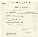 Registo de velocípede de marca Cuciolo, com o nº 8597, em nome de Joaquim Silvestre Feleciano, morador em Arméz.
