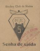 Senha de saúde do Hóquei Clube de Sintra.
